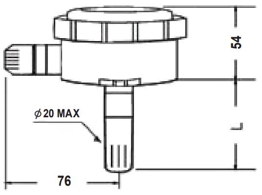 Rixen TRH-301 Series ทรานสมิตเตอร์วัดอุณหภูมิ | IP65